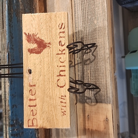 Farmhouse rooster sign, wood and hand painted - Picture 1 of 5